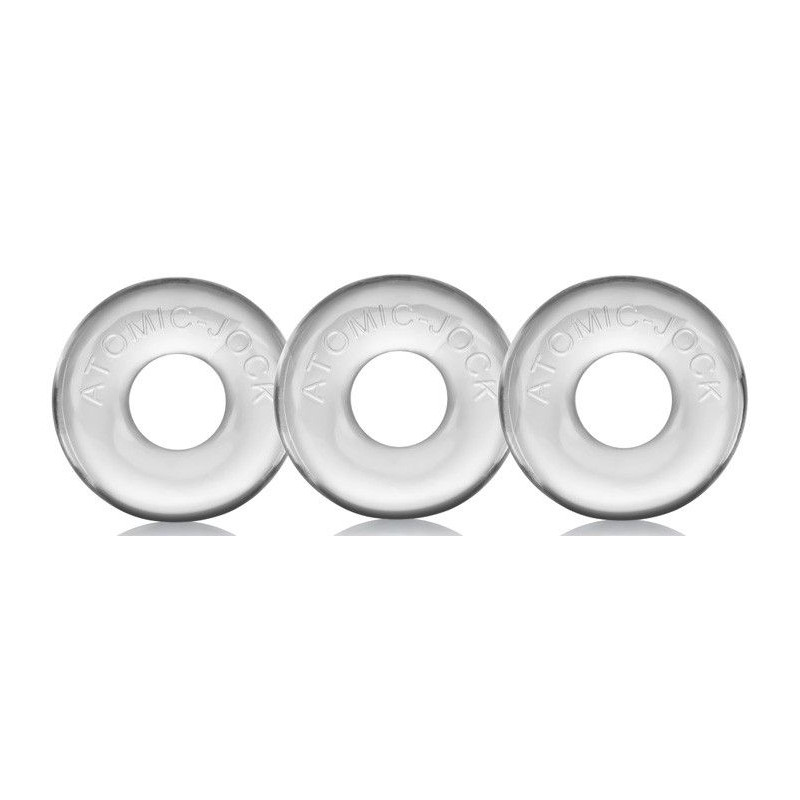 Oxballs Pack de 3 mini cockrings Oxballs transparents